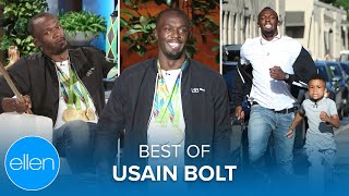 Best of Usain Bolt on the ‘Ellen’ Show [upl. by Winthrop]