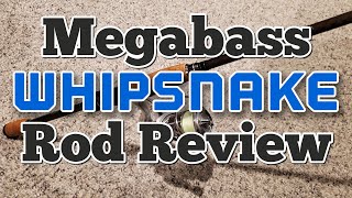 Megabass WHIPSNAKE Rod Review Spoiler its really good [upl. by Leasim673]