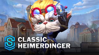 Classic Heimerdinger Wild Rift Skin Spotlight [upl. by Enelia]