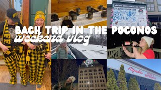 Bachelorette Weekend Vlog poconos trip Harry Potter the officescranton snow tubing amp more [upl. by Fleisher]