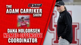 Adam Carriker Reacts to Dana Holgorsen Being Named the Offensive Coordinator for the huskers [upl. by Assenahs957]