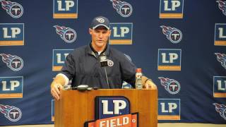 Titans coach Ken Whisenhunt It stings that we didnt play better [upl. by Means]