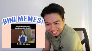 NEW BINI FAN Reacts to Bini Funny Moments [upl. by Aisirtap]