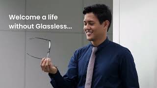 Choose Glassfreelife for a Life independent of Glasses  LASIK Affordable Rates Fast Healing [upl. by Ardnuyek]