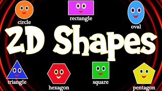 Properties of 2D Shapes  Sides and Corners of 2D Shapes [upl. by Noivaz]