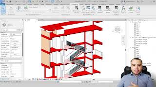 93 Các chế độ hiển thị mô hình  Tự học Revit 2023 [upl. by Nosnarb]