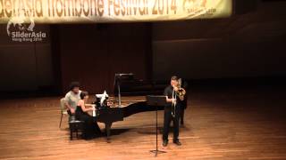 Ballade for Bass Trombone and Piano Eric EWAZEN [upl. by Neelyahs]