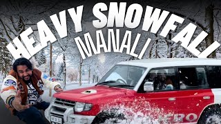 Pajero at snow offroading😍देखते है कितनी kamyab है 4x4🤨 [upl. by Aubry937]