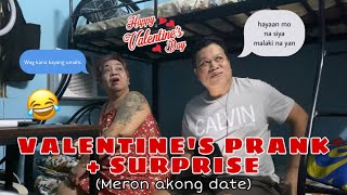 VALENTINE’S PRANK  SURPRISE meron akong date [upl. by Inaluahek648]