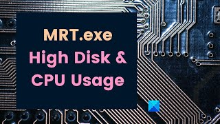 Fix MRTexe High Disk amp CPU usage on Windows 1110 [upl. by Naillij727]