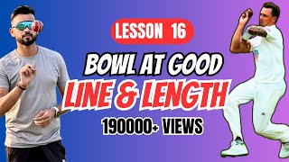 Fast Bowling Tips 16  How to Bowl at Good Line amp Length  Cricket Tips [upl. by Deaner]