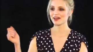 Dianna Agron  Talks Glee Costars [upl. by Ecined]