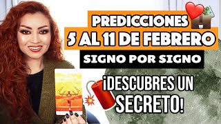 HORÓSCOPO SEMANAL 5 al 11 DE FEBRERO 🔮 SIGNO POR SIGNO [upl. by Arocahs]