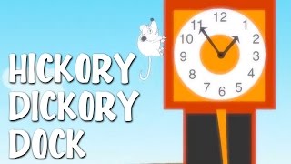 Hickory Dickory Dock  Nursery Rhymes With Lyrics  Popular English Rhymes For Kids [upl. by Eerised]