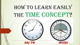 how to learn easily Time concept  How to Tell Time  MathsTime and Clock  Hindi [upl. by Robinet]