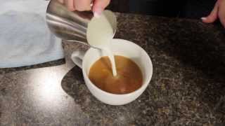 How to Steam for an Eggnog Latte [upl. by Cis]