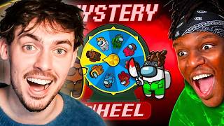 SIDEMEN AMONG US BUT A MYSTERY WHEEL DECIDES WHO THE IMPOSTER KILLS Reaction [upl. by Zurkow]