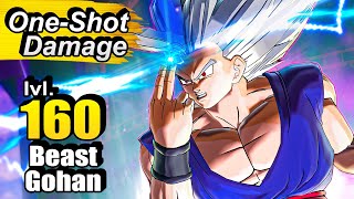 Level 160 Gohan BEAST Is Stronger Than UI Goku One Shot King  Dragon Ball Xenoverse 2 DLC 18 [upl. by Niajneb]