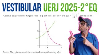 Uerj 20252 Gabarito Questão 32 Função Exponencial Exame de Qualificação [upl. by Dobson]