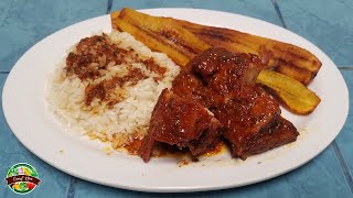 Costillas horneadas con caldo I Comida Nicaraguense [upl. by Olethea]