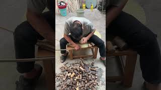 The process of making a bamboo tray [upl. by Lazor]