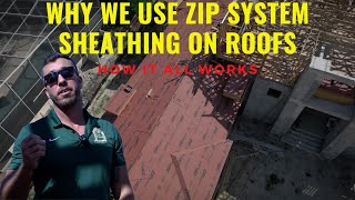 How Its Built  Zip System Sheathing For Roofing [upl. by Asirap]