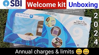 SBI Welcome Kit Unboxing Sbi Debit Card  How To Get Free Debit Card And Cheque Book on SBI Bank [upl. by Channing]