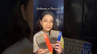 Dictionary vs Thesaurus letsgetfluent english shorts ytshortsindia [upl. by Aicilaanna]