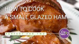 How to cook a small ham  Glazed Baked Ham Recipe [upl. by Esilram447]