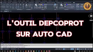 Découvrez loutil DEPCOPROT dans AutoCAD  Précision et optimisation pour vos dessins techniques [upl. by Imelida]