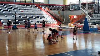 Lanzamiento juegos de iniciación Minibasquet Alejandro Gava [upl. by Bekelja]