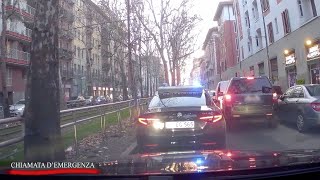 Neonato abbandonato a Milano  Chiamata demergenza 18022024 [upl. by Asnarepse]