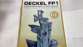 My new milling machine A Deckel FP1 112 scale model from FineMolds [upl. by Corney58]