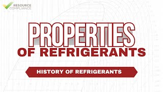 History of Refrigerants [upl. by Laenaj889]