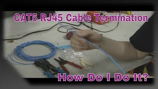 CAT5 RJ45 Termination for Audio  Video Installations [upl. by Ardnasil]