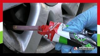 Instalación antipinchazos coche con Bolsa monodosis 150 ml [upl. by Rosemarie]