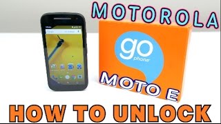 How to Unlock Motorola Moto E EVERY Network Consumer Cellular ATampT O2 Bell TMobile ETC [upl. by Griffie]