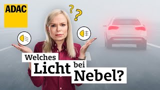 Welches Licht bei Nebel anschalten  ADAC  Recht Logisch [upl. by Mitchael]