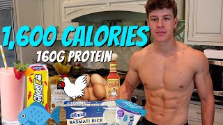 Full Day of Eating 1600 Calories  EXTRA Low Calorie High Protein Diet and Meals [upl. by Katerine]