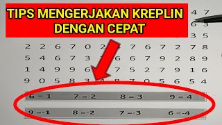 Tes Kreplin  Tips Mengerjakan Tes Kreplin Dengan Cepat [upl. by Nylimaj]