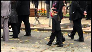 Family of slain soldier Nathan Cirillo attends Hamilton funeral [upl. by Salocin432]