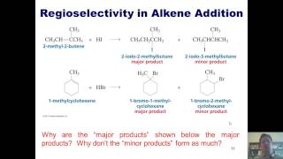 Chapter 4 – The Reactions of Alkenes Part 2 of 6 [upl. by Mutz515]