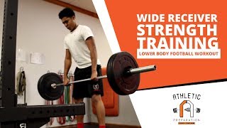 Football Strength Training  Wide Receiver WORKOUT [upl. by Euqnom806]