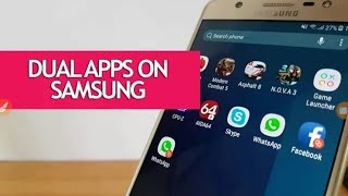 How to make dual app in Samsung galaxy j7 prime [upl. by Bethel]