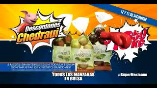 Ofertas Chedraui frutas y verduras Martimiércoles 12 y 13 de diciembre [upl. by Hgalehs577]