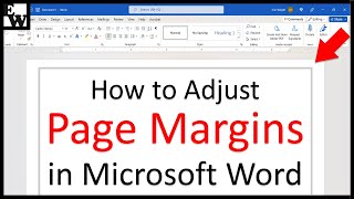 How to Adjust Page Margins in Microsoft Word [upl. by Gentes]