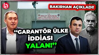 Öcalan garantör devlet istedi mi Tuncer Bakırhan o iddialara Halk TVde yanıt verdi [upl. by Odlanor]