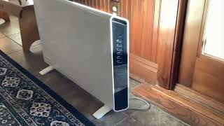 DeLonghi Convection Panel Heater Review GREAT Heater Strong and VERY QUIET [upl. by Ariait]