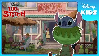 Stitch Learns about ELVIS 🎶  Lilo and Stitch  Disney Kids [upl. by Carny994]