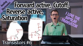 Modes of a bipolar transistor 6Transistors [upl. by Broadbent]